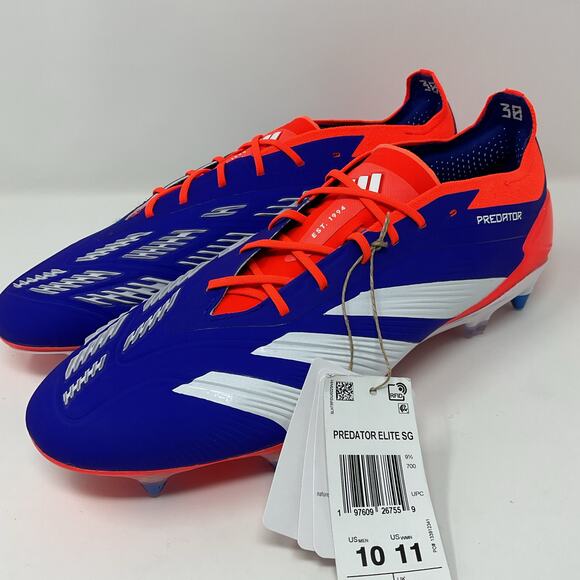 Adidas Predator Elite Futbol Soccer Metal Cleats SG Mens 10 IF7323 NEW Authentic main image 5
